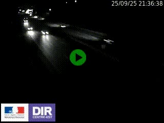Webcam routière à Saint-Etienne-Terrenoire sur la RN88 avant la jonction entre l'A72 et le Boulevard Périphérique de Saint-Etienne
