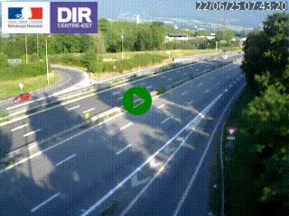 Caméra routière à hauteur de la sortie 15 Chambéry-centre au PK 4,103 en direction d'Albertville
