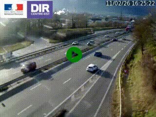 Caméra routière à hauteur de la sortie 15 Chambéry-centre au PK 4,103 en direction d'Albertville