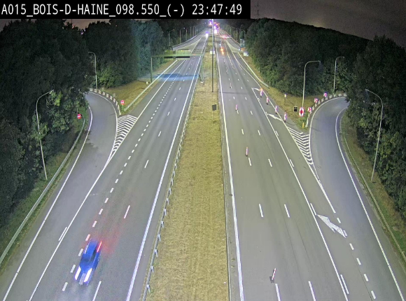 Webcam autoroute Belgique - Bois d'Haine - E42 - BK 98.6