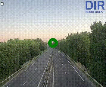 Webcam sur le périphérique de Caen (N814) à l'est de la ville, à Mondeville hauteur de la sortie 2, Presqu'île-Rives de l'Orne, au bout de l'autoroute A13