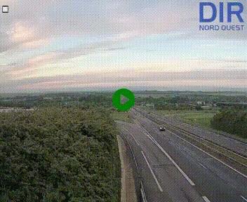 Webcam au début de l'A84 sur le périphérique Ouest de Caen (N814) à hauteur de la sortie 9, Porte de Bretagne