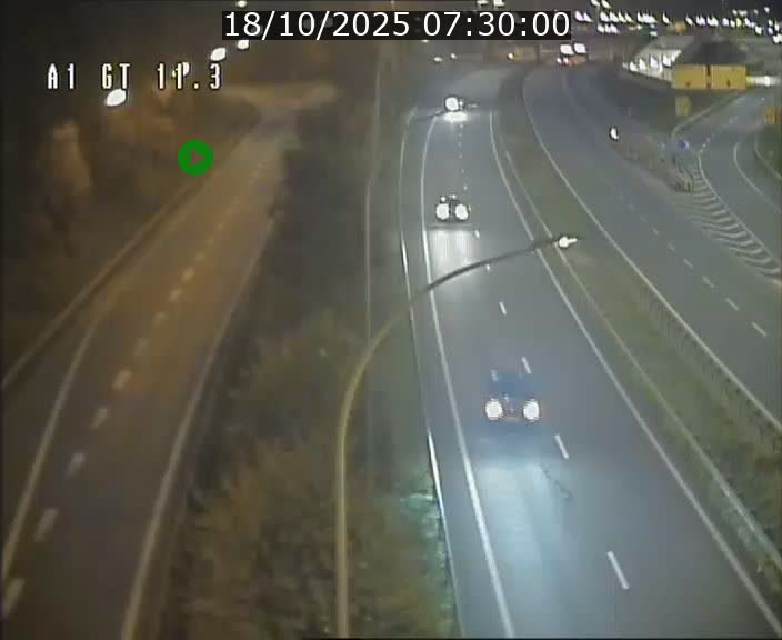 Traffic live webcam Luxembourg Senningerberg - A1 direction Allemagne - BK 11.3