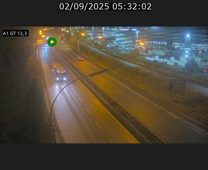 Traffic live webcam Luxembourg Senningerberg - A1 direction Allemagne - BK 12.3