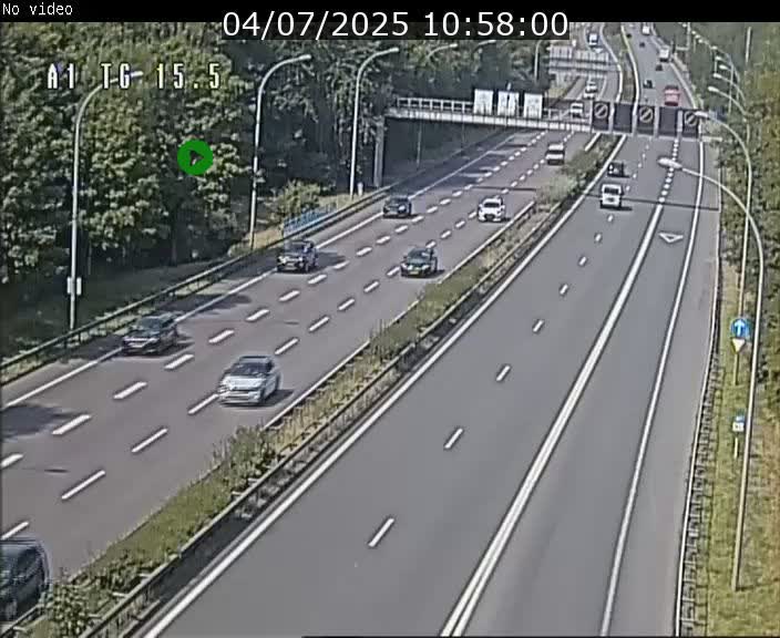 Traffic live webcam Luxembourg Munsbach - A1 direction Luxembourg - BK 15.5