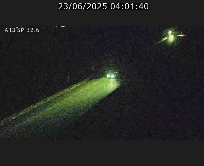 Webcam info trafic A13 à hauteur de Mondorf-les-bains. Vue orientée vers Altwies