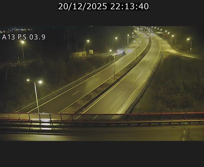 Traffic live webcam Luxembourg Differdange - A13 direction Esch-sur-Alzette - BK 3.9