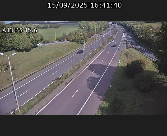 Traffic live webcam Luxembourg Kayl - A13 direction Dudelange - BK 15.6