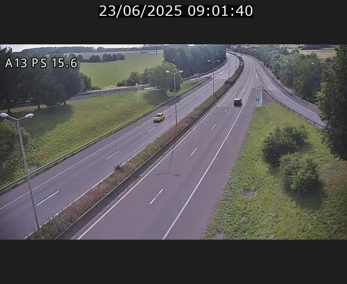 Traffic live webcam Luxembourg Kayl - A13 direction Dudelange - BK 15.6