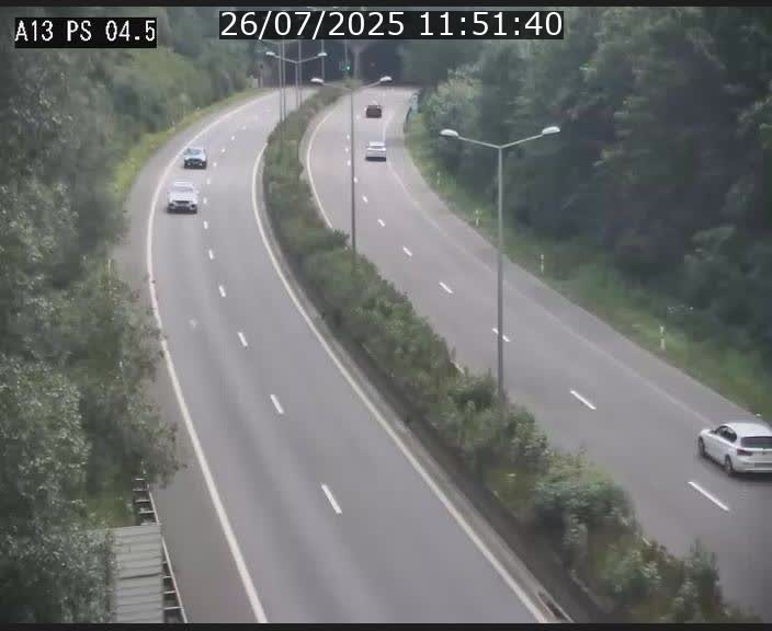 Traffic live webcam Luxembourg Differdange - A13 direction Esch-sur-Alzette - BK 4.5