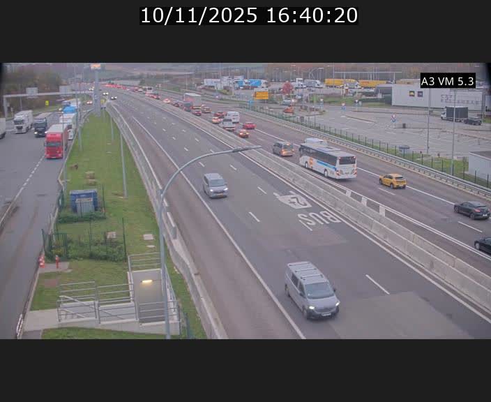 Traffic live webcam Luxembourg Aire de Berchem - A3 - BK 5 - direction France