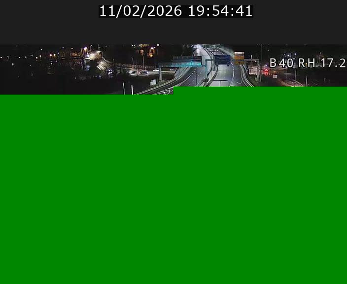 Webcam sur le contournement d'Esch Belval à hauteur de la sortie Université de Luxembourg. Vue orientée vers Luxembourg