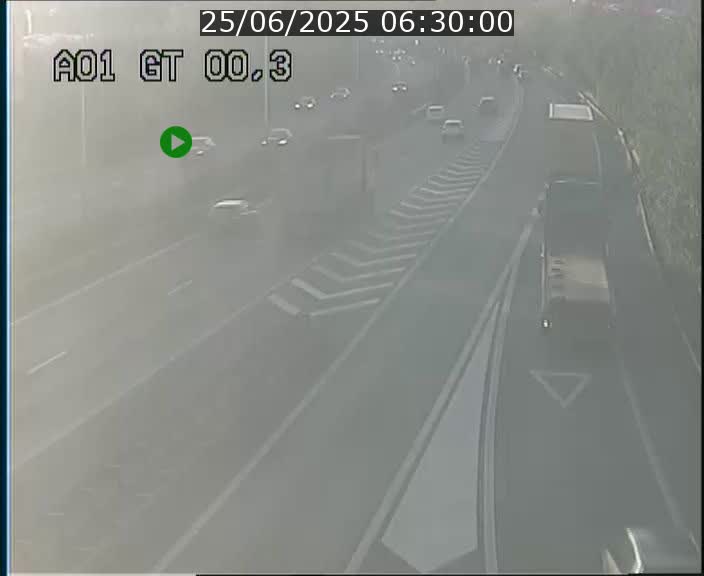 Traffic live webcam Luxembourg Croix de Gasperich - A1 direction Kirchberg - BK 0.3