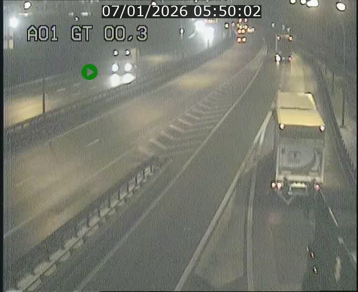 Traffic live webcam Luxembourg Croix de Gasperich - A1 direction Kirchberg - BK 0.3