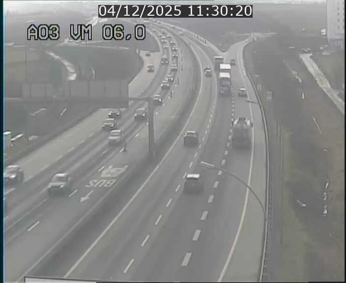 Traffic live webcam Luxembourg Aire de Berchem - A3 - BK 6 - direction France