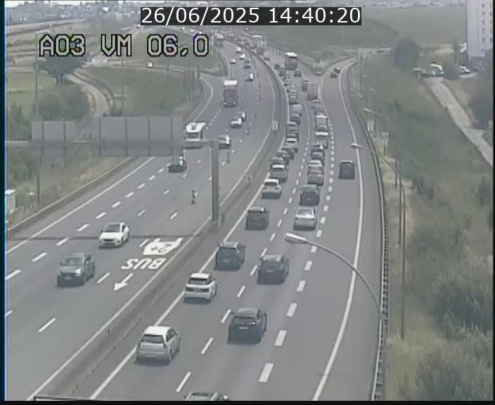 Traffic live webcam Luxembourg Aire de Berchem - A3 - BK 6 - direction France