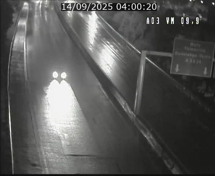 Webcam Autoroute à la Croix de Bettembourg - A3 - BK 9.9 - direction France