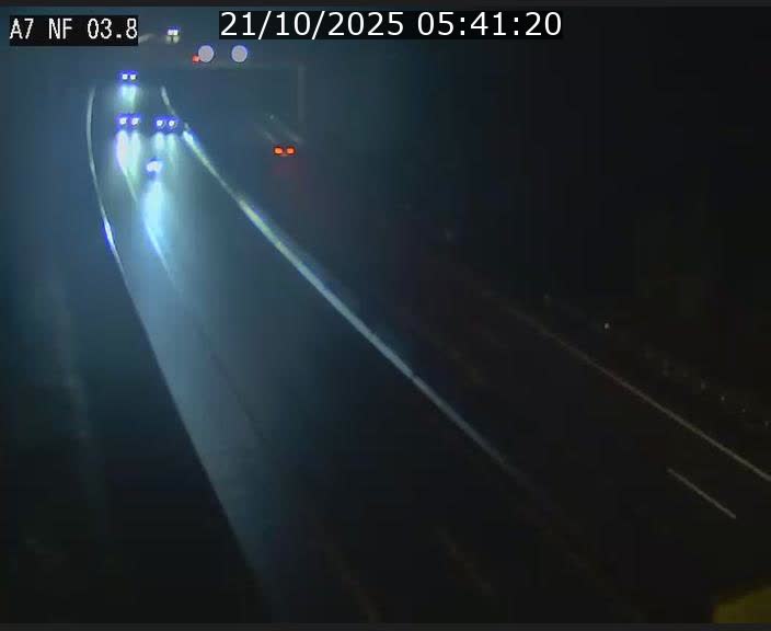 Webcam autoroute A7 au Luxembourg à la sortie du Tunnel Stafelter vers le Nord