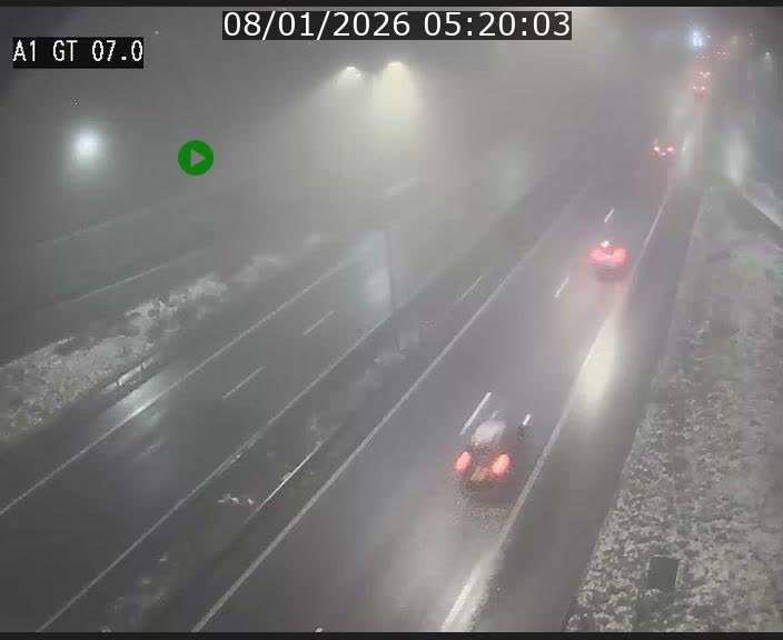 Traffic live webcam Luxembourg Cents - A1 direction Kirchberg - BK 7