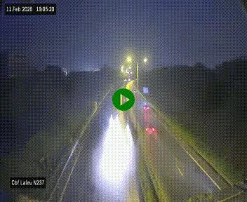 Webcam située à la Rochelle, à la fin de la N237 avant l'accès au péage du Pont de l'Île-de-Ré