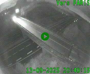 Clone of Caméra routière sur l'autoroute A20 au nord de Limoges, à la jonction avec la N520. Vue orientée vers Paris