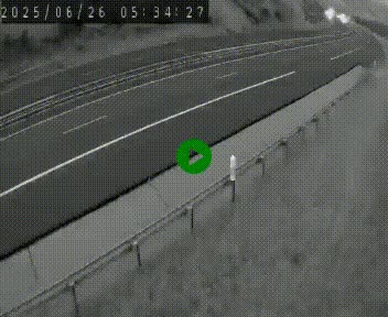 Caméra autoroutière France - A75, Engayresque, entre Millau et Séverac-le-Chateau, en direction de Montpellier