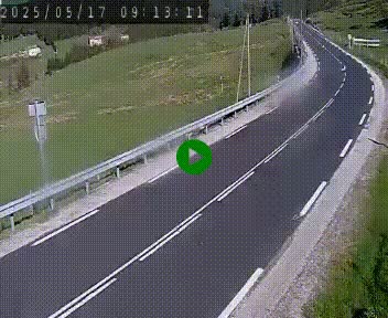 Webcam routière au niveau du col de la Chavade en Ardèche, sur la N102 à 1266 mètres d'altitude