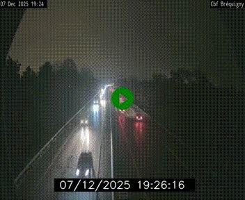 Webcam sur le périphérique de Rennes (N136) à hauteur du quartier Bréquigny, au sud de la ville