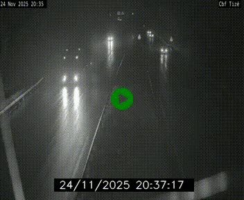 Webcam sur le périphérique de Rennes (N136) à hauteur de Tizé, à l'est de la ville