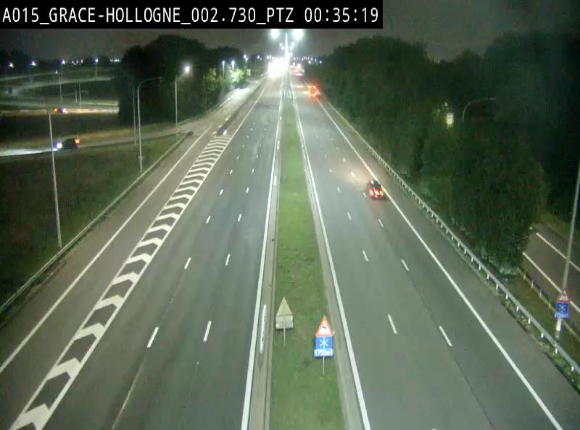 Caméra trafic Belgique - Grâce-Hollogne - E42, jonction avec A604, direction Loncin/Aéroport de Liège -  BK 3.2
