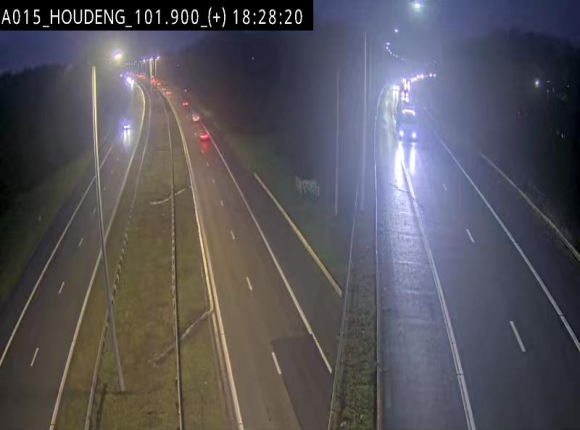 Webcam autoroute Belgique - Houdeng-Goegnies - Jonction E19/E42 direction Tournai/Mons - BK 101.85