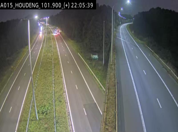Webcam autoroute Belgique - Houdeng-Goegnies - Jonction E19/E42 direction Tournai/Mons - BK 101.85