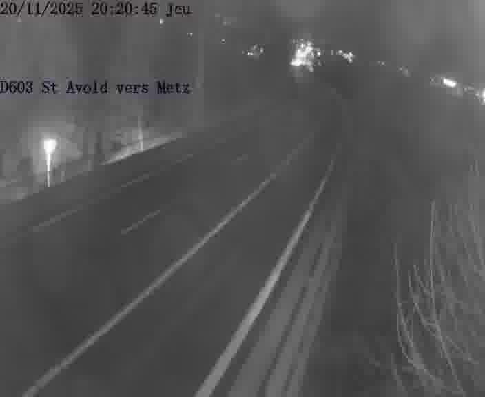 Clone of Webcam sur la D603 située à proximité de Saint-Avold. Vue orientée vers Metz