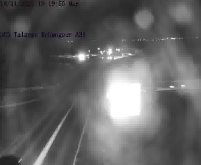 Webcam sur la D55 à Talange au niveau du pont surplombant l'A31 (sens droite-gauche vers Luxembourg). Vue orientée vers Ay-sur-Moselle.