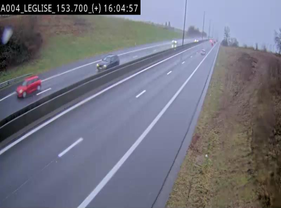 Webcam autoroute E411 à hauteur de Léglise, en direction de Luxembourg