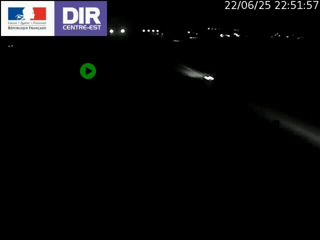 Webcam sur le contournement de Valence, sur la Nationale 7, caméra orientée vers Lyon
