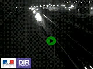 Webcam à Mably, à proximité de Roanne en direction de Moulins sur la N7