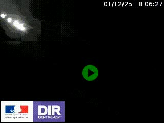 Webcam au niveau du col de Bois Clair à hauteur de Cluny sur la N79. Vue orientée vers Mâcon