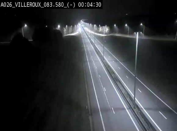 Webcam autoroute A26/E25 à hauteur de Vaux-sur-Sûre, à la jonction avec la N85 en direction de Liège - BK 83.6