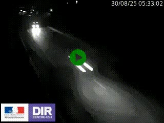 Webcam routière à Saint-Etienne-Terrenoire sur la RN88 avant la jonction entre l'A72 et le Boulevard Périphérique de Saint-Etienne