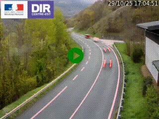 Caméra trafic sur la N90 à Bourg-Saint-Maurice, en provenance d'Aoste et en direction d'Albertville
