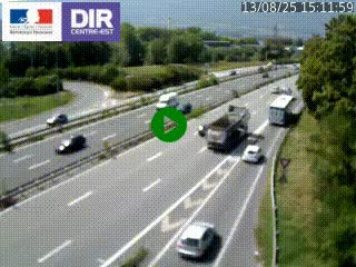 Caméra routière à hauteur de la sortie 15 Chambéry-centre au PK 4,103 en direction d'Albertville