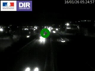 Caméra autoroute à Saint-Etienne (Les Littes) à hauteur du Ikea Saint-Etienne sur l'A72 en direction de Roanne