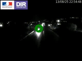 Caméra autoroute à Saint-Etienne (Les Littes) à hauteur du Ikea Saint-Etienne sur l'A72 en direction de Roanne
