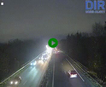 Webcam sur le périphérique de Caen (N814) à l'est de la ville, à Mondeville hauteur de la sortie 2, Presqu'île-Rives de l'Orne, au bout de l'autoroute A13