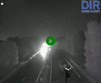 Webcam sur le périphérique de Caen (N814) à l'est de la ville, à Mondeville hauteur de la sortie 2, Presqu'île-Rives de l'Orne, au bout de l'autoroute A13