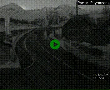 Webcam Col du Puymorens sur N320, en direction de Pas de la Casa (Andorre)