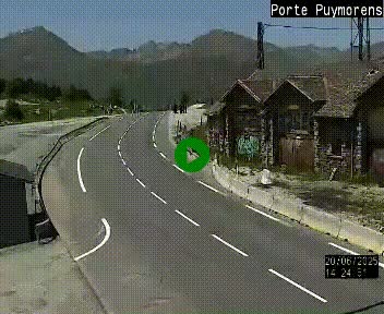 Webcam Col du Puymorens sur N320, en direction de Pas de la Casa (Andorre)