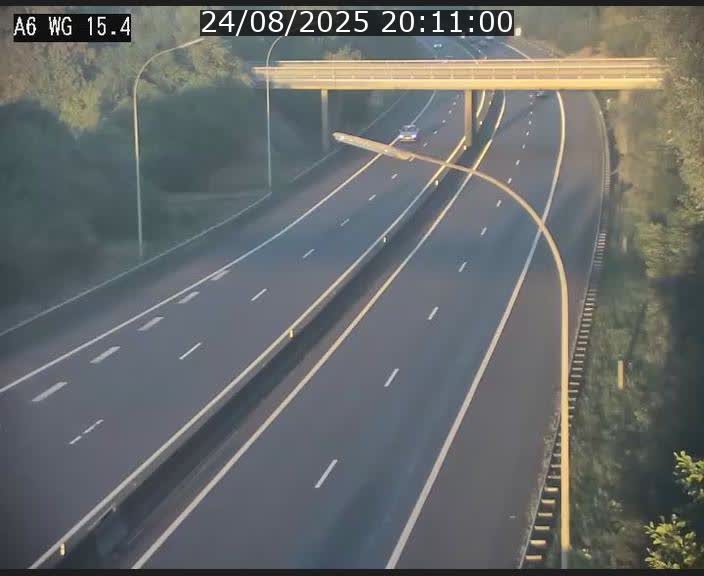 Traffic live webcam Luxembourg Capellen - A6 - BK 15.4 - direction Luxembourg/France/Allemagne