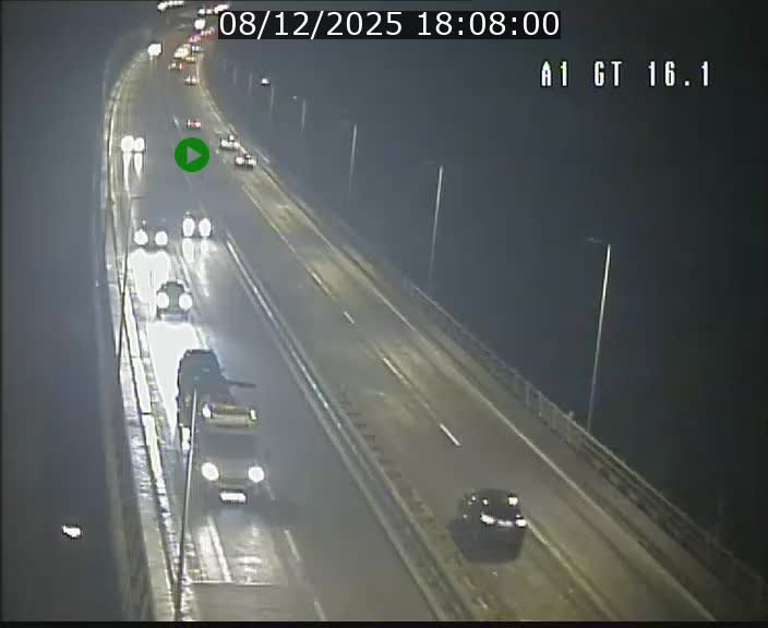 Traffic live webcam Luxembourg Niederanven - A1 direction Allemagne - BK 16.1